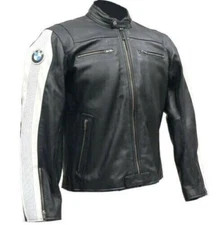 New BMW Motorrad Racing Bike Leather Jacket, MotoGP Motorcycle Leather Jacket