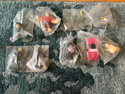 Disney's Wreck It Ralph Playset NEW Individually Wrapped Figures (Sold As Set)