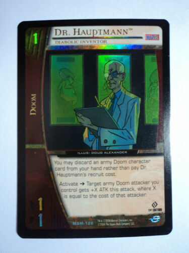 2004 MARVEL VS SYSTEM - WEB OF SP-MAN - ( 1st Ed )  UNCOMMON FOIL CARD - MSM-126 - Picture 1 of 2