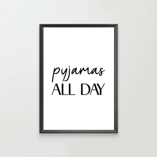 Schlafzimmer Wandkunst Lustige Textdrucke Bild Poster lustige Zitate Wohnkultur - Bild 32 von 45