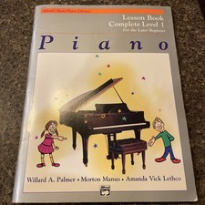 Alfred's Basic Piano Library Lesson 1 Complete : For the Late Beginner