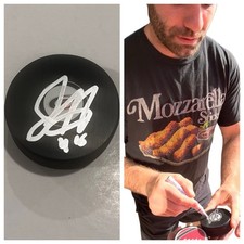 JORDAN MARTINOOK SIGNED CAROLINA HURRICANES HOCKEY PUCK W/ CASE COA