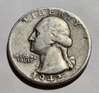 1942 Washington Quarter • NMM • 90% Silver • Circulated • X118