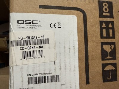 QSC CXD 4.3Q 4-Channel Network Processing Amplifier, Q-SYS DSP Amp.