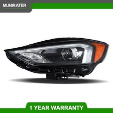 For Ford Edge 2019-2024 LH/Driver Side Headlight Headlamp Clear Lens LED w/DRL