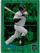 2013 Topps Update Series - Brayan Pena #US 196 Emerald Foil