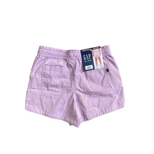 GAP Kid's Girl's Purple Lightweight Classic Woven Drawstring Waist Short - XL - Picture 2 of 8