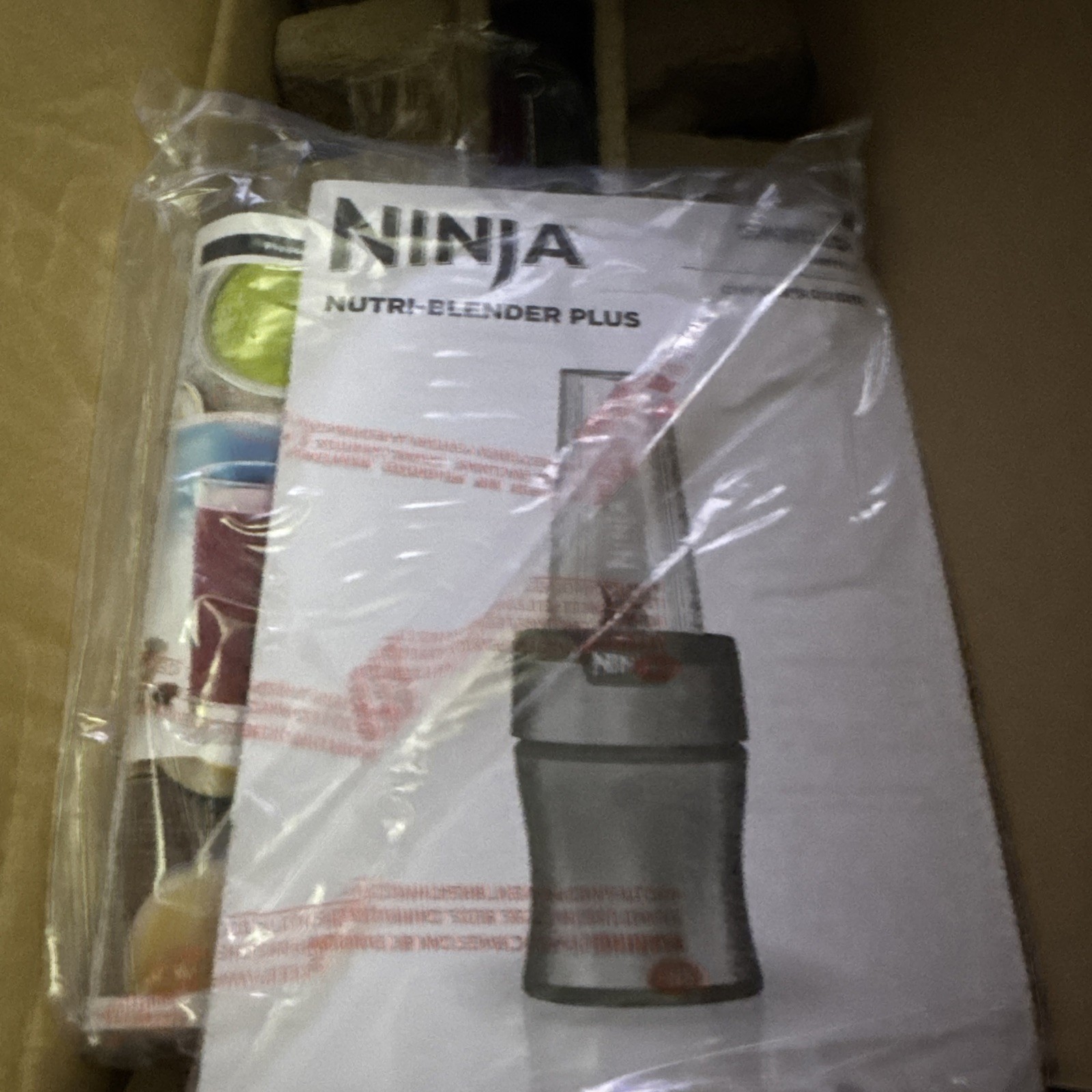 Ninja Bn302q Nutri-blender Plus Compact Personal Blender, 900-peak-watt Motor