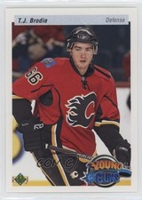 2010-11 Upper Deck Young Guns 20th Anniversary Variation TJ Brodie #210 5xh