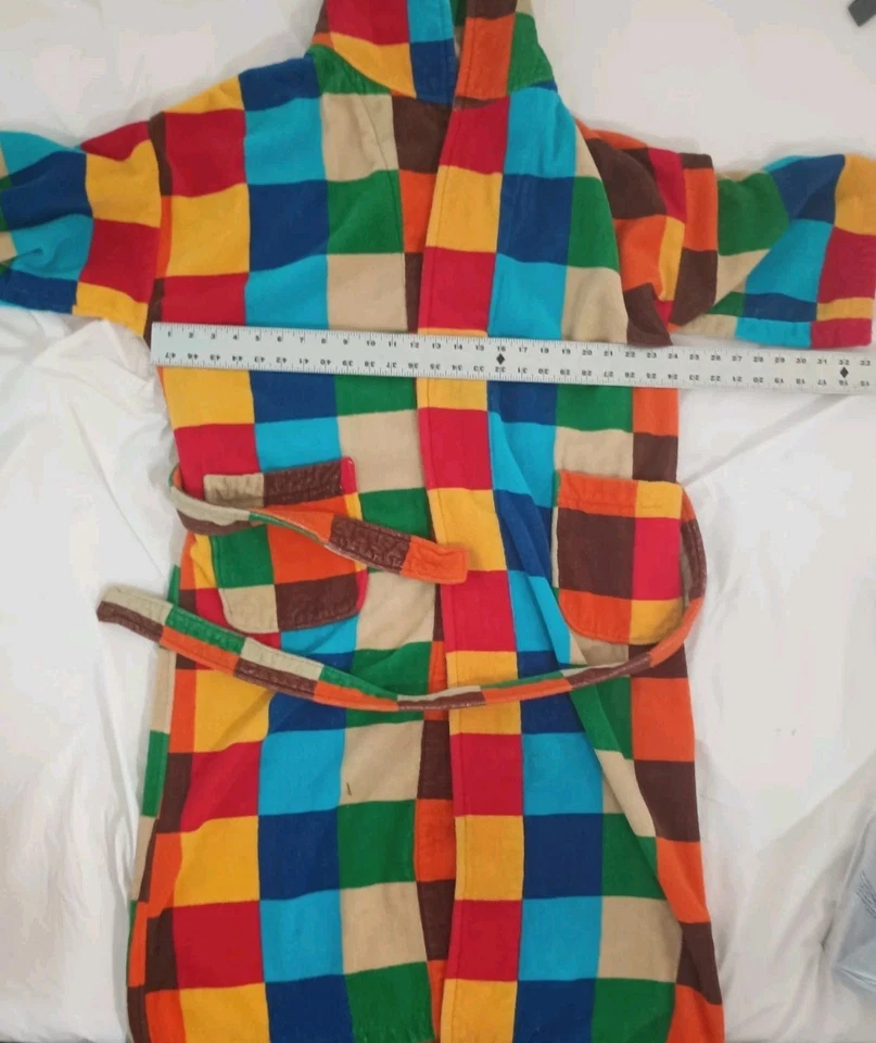 Vintage 1970s Cable Car  Clothiers San Francisco British Goods Store Robe - Image 3 of 4