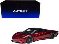 Autoart 76087 1/18 McLaren Speedtail Volcano Red Metallic with Black
