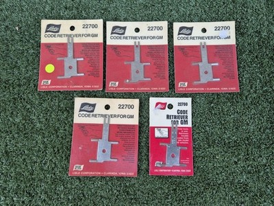 5x Vintage NOS Code Retriever Tools For GM Cars Made In USA 