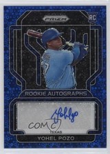 2022 Panini Prizm Rookie Blue Donut Circle 41/50 Yohel Pozo #RA-YP Auto 0v0