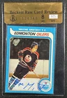 WAYNE GRETZKY BGS RCR 8 1979-80 TOPPS #18 ROOKIE STICKER 10 AUTO RC OILERS 6346