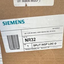 SIEMENS NR32 TYPE 3R ENCLOSURE ASSEMBLY 32Hx5.75Dx20W - New with Minor Scratches