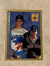 1997 Topps Prospects Card #256 K. Woods, C. Pavano, G. Meche SKU#36746