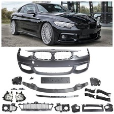 Front Bumper Wpdc W Fog Fit M-tech Style For Bmw 4 Series F32f33f36 2014-2020