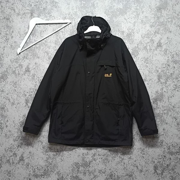 Men Jack Wolfskin Jacket Black Polyamide 40 /L / #9EQT