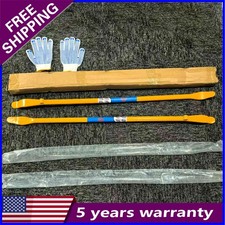 2pcs Tire Mount Demount Tool Bars Tire Changing Removal Tool 41.34inch Yellow