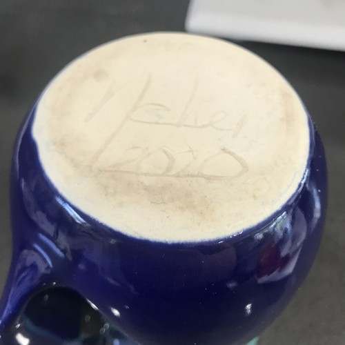 Neher Pottery, Clay In Motion, Hand Warmer, Signed, Coffee/Tea Mug, 2020 - Picture 4 of 7