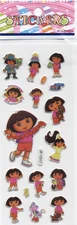 Dora Puffy Stickers (Sheet #5)