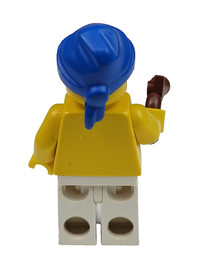 LEGO Pirates Minifigure pi019 Blue / White Stripes - 6273 Rock Island Refuge