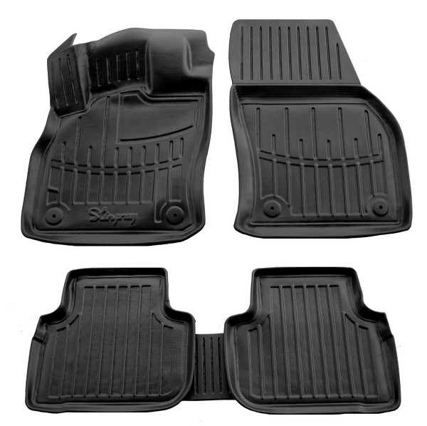 GummifußMatten FüR Audi Q3 F3 Ab 2019- 3D Schalen Set Automatten-image