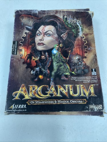 Arcanum of Steamworks & Magick Obscura - Big box PC CD-ROM gioco 2001 - Foto 17 di 24