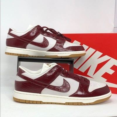 Nike Dunk Low LX Team Red Croc FJ2260-004 Authentic Sneakers - Size 11.5