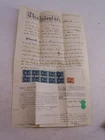 Antique 1863 Civil War Era Warranty Deed Letter Revenue Stamp Milwaukee WI Vtg