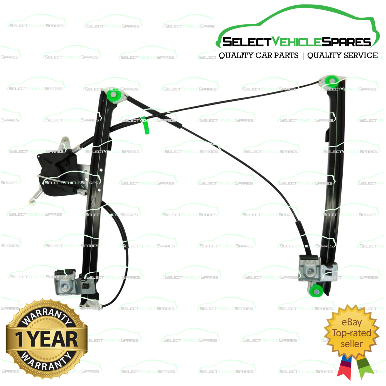 NEW VW LUPO / SEAT AROSA PASSENGER LEFT FRONT ELECTRIC WINDOW REGULATOR 98-05 - Image 2