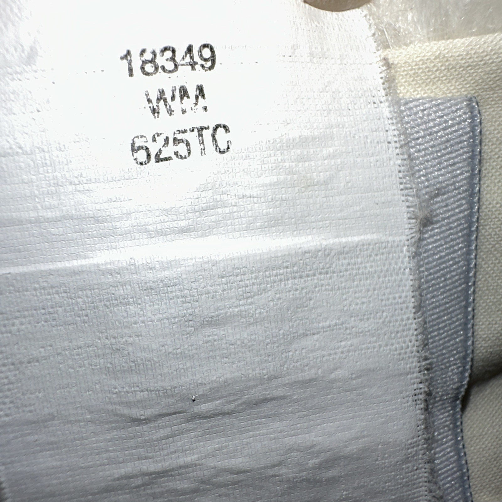 Wamsutta Pima Cotton King Sheet Ivory Cream 625TC, 1 Flat, 1 Pillow Case