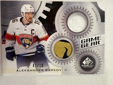 2023-24 Aleksander Barkov SP Game Used Game Gear GG-AB Jersey Relic 01/10
