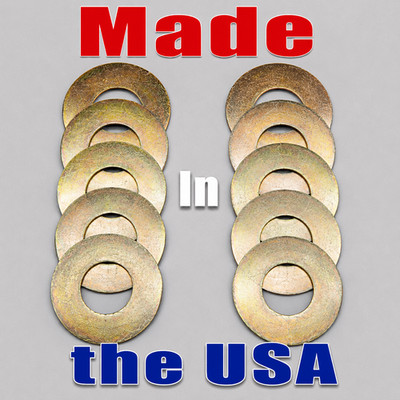 (10) 25mm Steel Bucket Pin Shims for Micro Excavator And Skid Steer USA Made