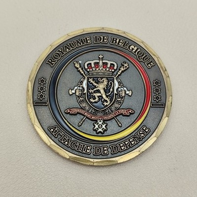 Royaume De Belgique at Tache De Defense Challenge Coin