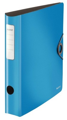 Leitz 10481030 quality folder 180 ° ring binder, blue light blue