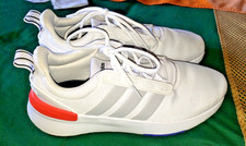 Adidas Racer TR21 Gray/White/Vivid Red Running Shoes GX4223 Men Sneakers Sizes