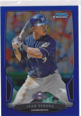 2013 Jean Segura Bowman Chrome Blue Refractor     81/250    #144 (A3277)