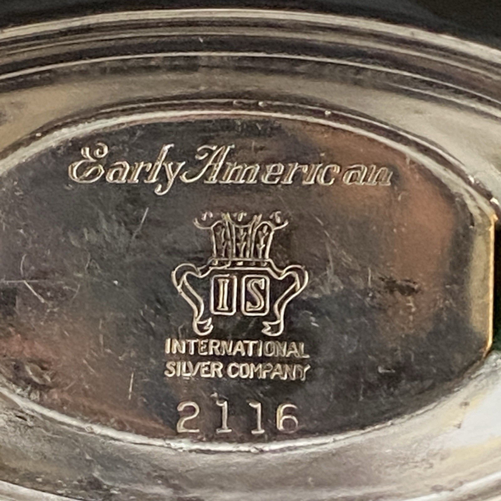 Vintage International Silver Company Gravy Boat & Attached Underplate