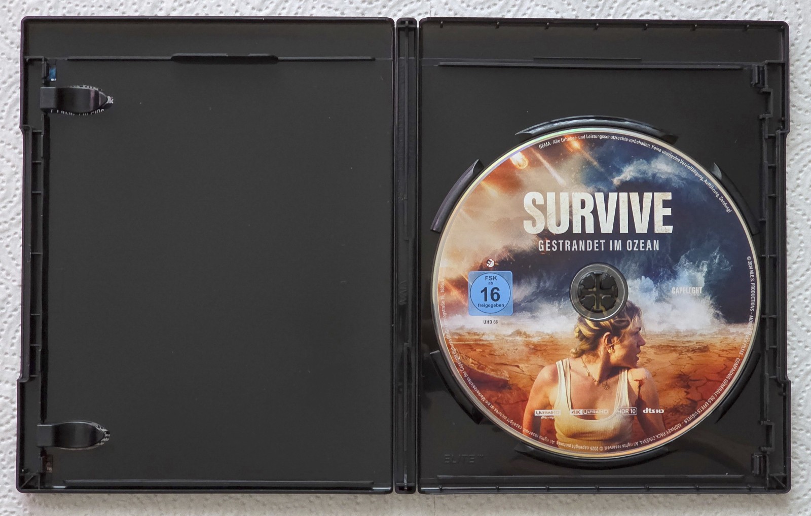 Survive: Gestrandet im Ozean – 4K Blu-ray (UHD + Blu-ray Disc)