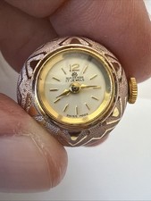 RARE BUCHERER 17 JEWELS WIND-UP SPHERE PENDANT WATCH ~Non Running