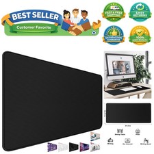 Large Mouse Pad, Desk Mat Office Desk Pad Gaming Mouse Pad with Stitched Edge...