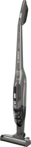 BOSCH BBHF214G Serie 2 Akku Staubsauger kabellos beutellos mit Stiel grau