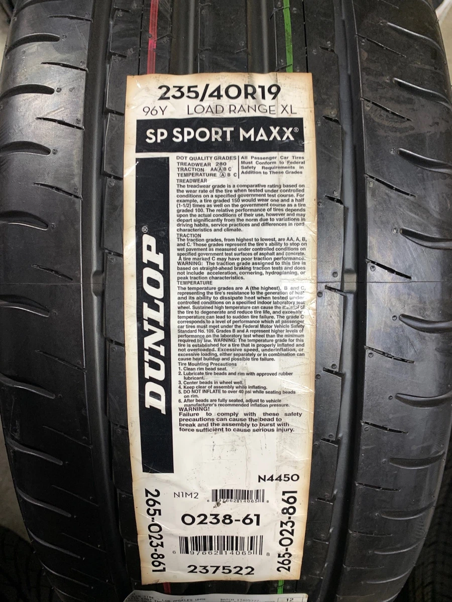 DUNLOP 19インチ リム 40H made in ENGLAND Buy Dunlop SP Sport Maxx 060 Plus 235/40 R19 [2024] tyres online