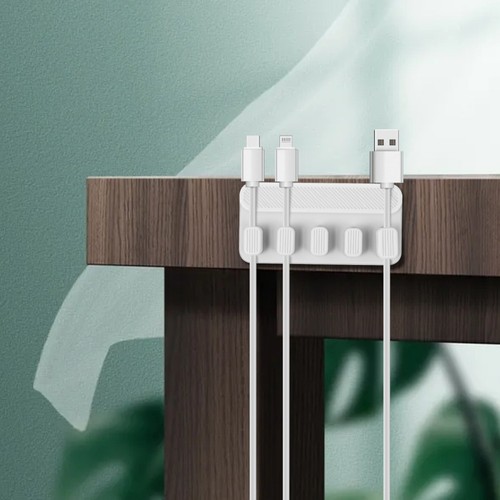 Magnetic Hub Cord Holder for Desk Management Cable Organiser Clip - 第 9/11 張圖片