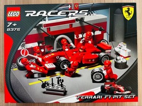 LEGO 8375 Ferrari F1 Pit Set Racers 2004 Sealed