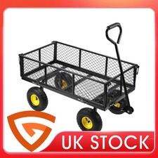 Camping  Cart Folding Heavy Solid Collapsible Utility Wagon Garden Cart Steel