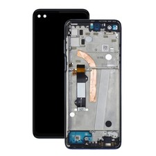 For Motorola Moto One 5G UW XT2075 LCD Display Touch Screen Digitizer Frame