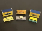 (3) Lesney Matchbox Cars 1959 Thames Estate 1960 Cadillac 1963 Vauxhall Victor