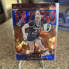 Panini 2025 WNBA Select En Fuego Blue Flash Hailey Van Lith Chicago Sky 01/99